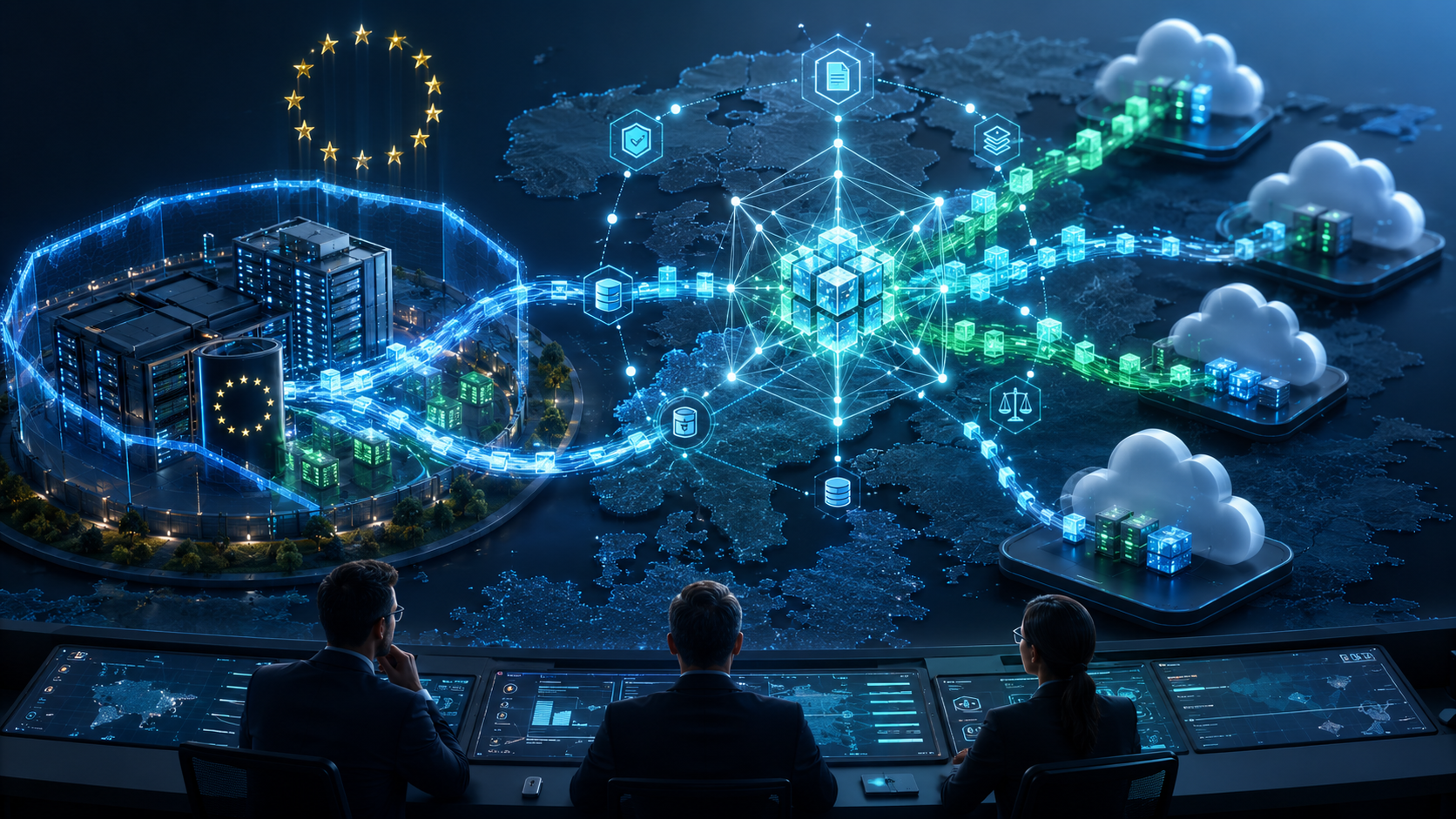Data Fabric hybride multi‑cloud : orchestrer la réplication sécurisée entre souveraineté européenne et fournisseurs publics
